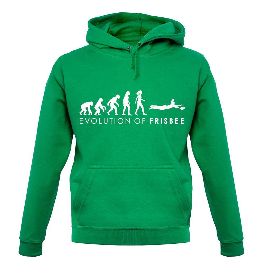 Evolution Of Woman Frisbee unisex hoodie Evolution Of Woman Frisbee unisex hoodie