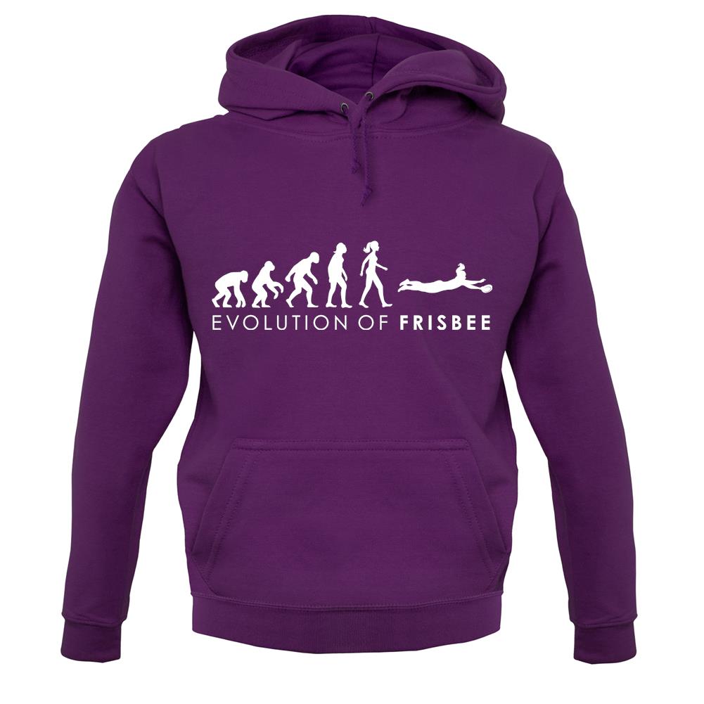 Evolution Of Woman Frisbee unisex hoodie Evolution Of Woman Frisbee unisex hoodie