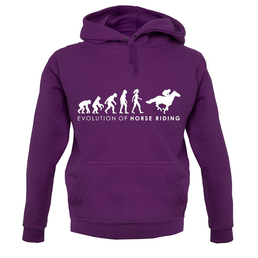 Evolution Of Woman Horse Riding unisex hoodie Evolution Of Woman Horse Riding unisex hoodie