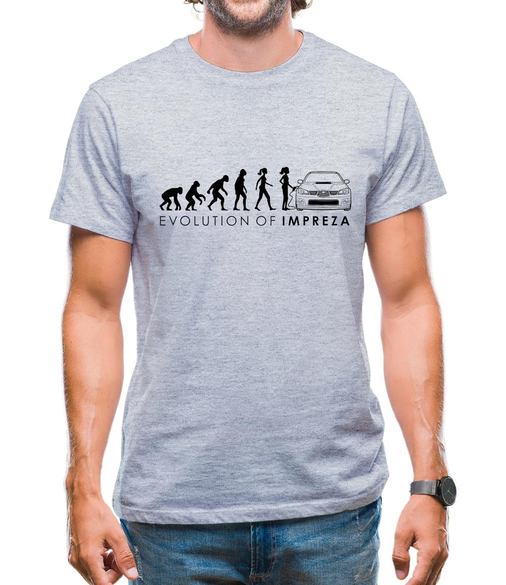 Evolution Of Woman Impreza Mens T-Shirt Evolution Of Woman Impreza Mens T-Shirt