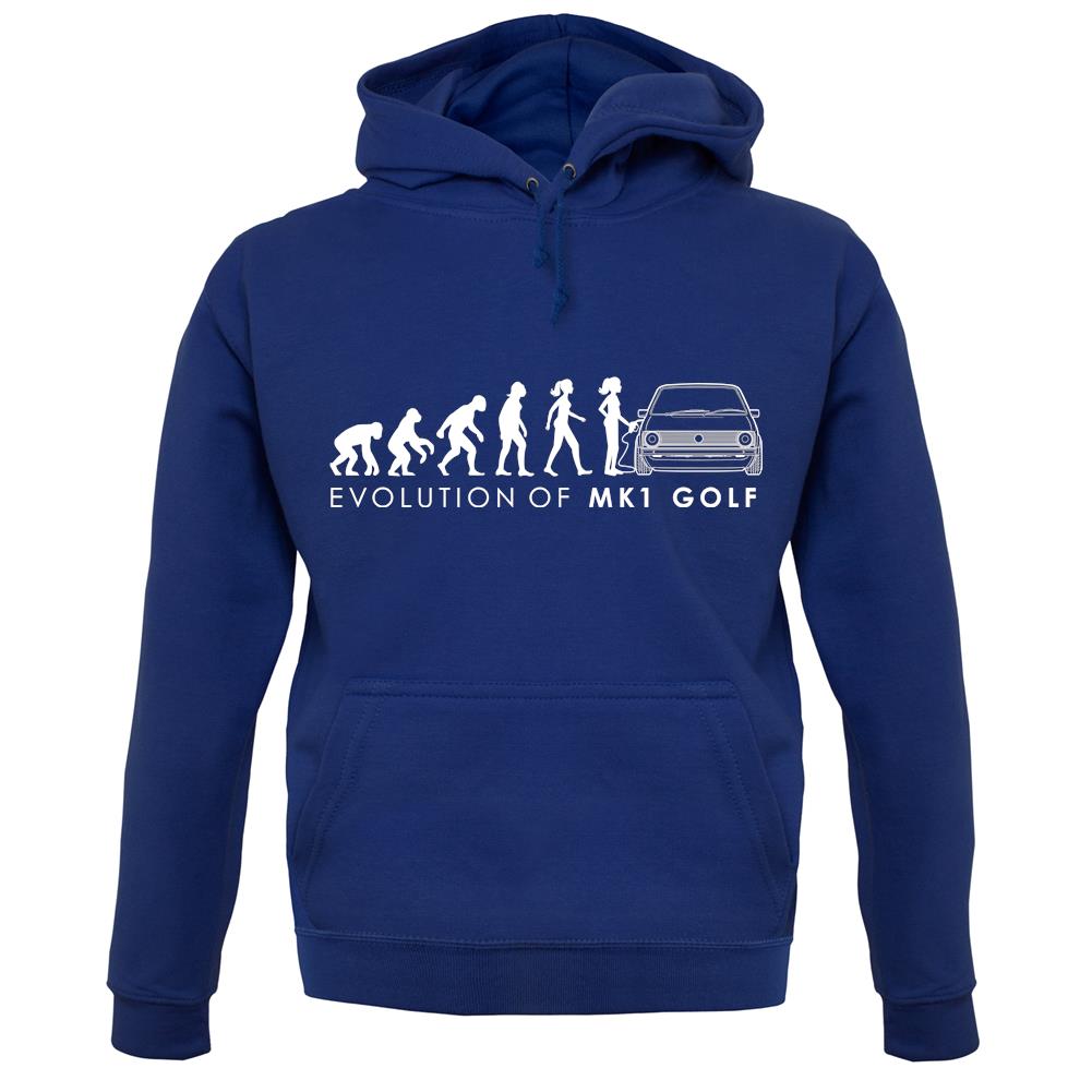 Evolution Of Woman Mk1 Golf unisex hoodie Evolution Of Woman Mk1 Golf unisex hoodie