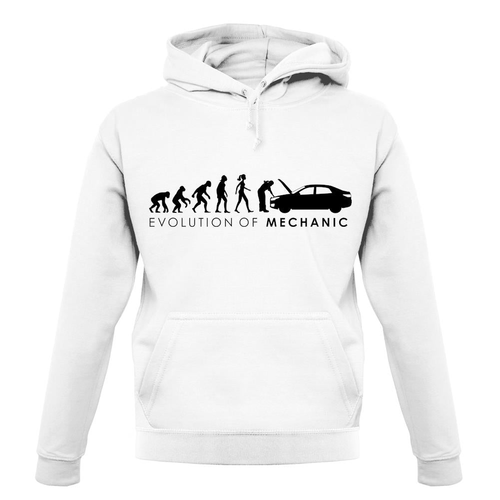 Evolution Of Woman Mechanic unisex hoodie Evolution Of Woman Mechanic unisex hoodie