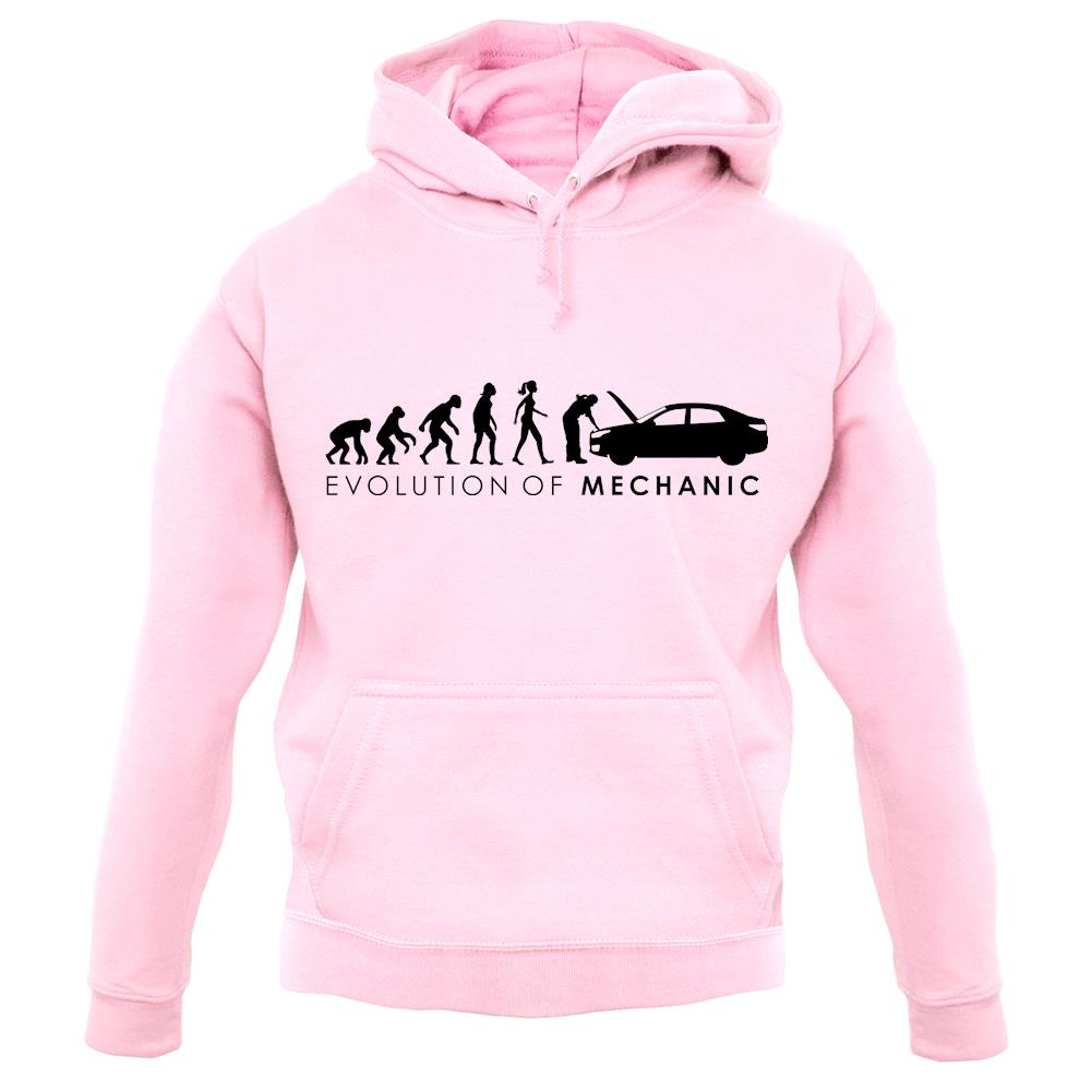 Evolution Of Woman Mechanic unisex hoodie Evolution Of Woman Mechanic unisex hoodie