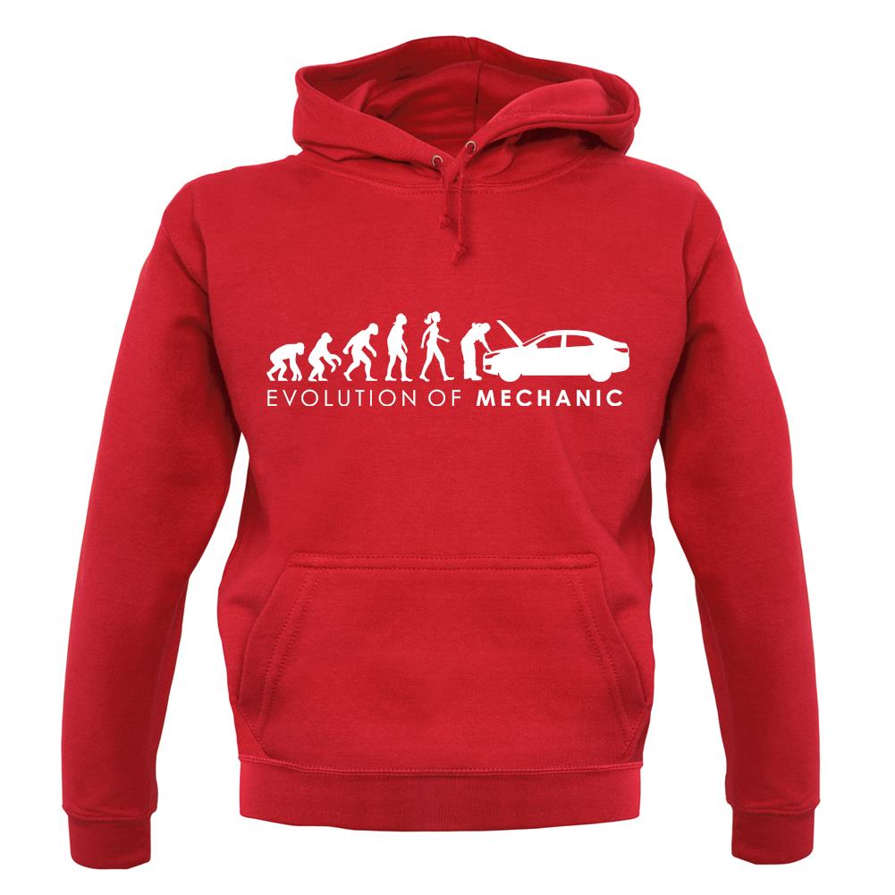 Evolution Of Woman Mechanic unisex hoodie Evolution Of Woman Mechanic unisex hoodie