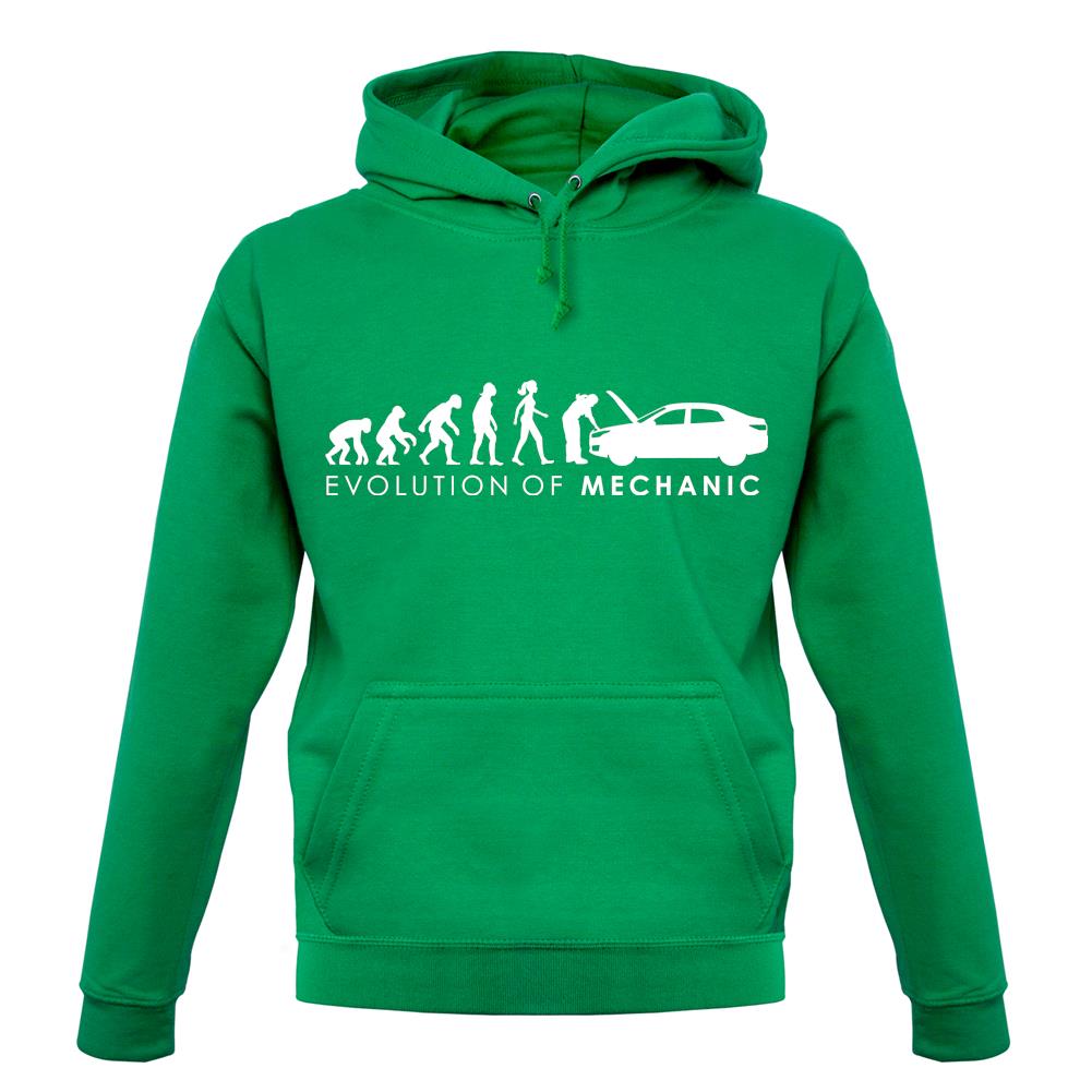 Evolution Of Woman Mechanic unisex hoodie Evolution Of Woman Mechanic unisex hoodie