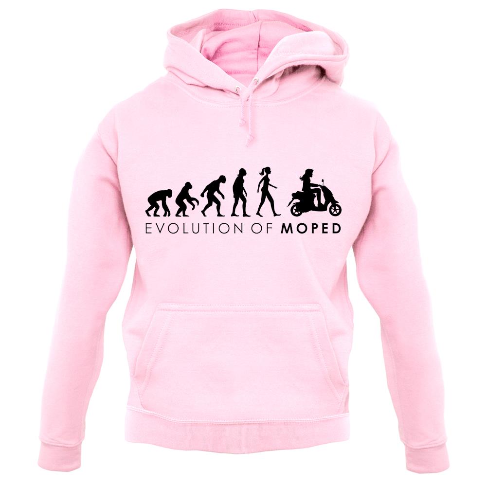 Evolution Of Woman Moped unisex hoodie Evolution Of Woman Moped unisex hoodie
