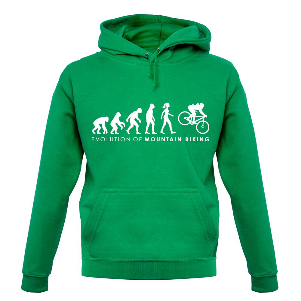Evolution Of Woman Mountain Bike unisex hoodie Evolution Of Woman Mountain Bike unisex hoodie