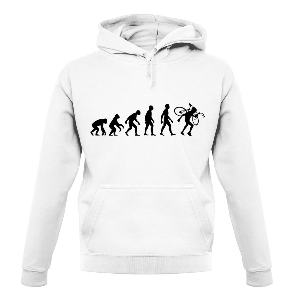 Evolution Of Man Cyclo-Cross unisex hoodie Evolution Of Man Cyclo-Cross unisex hoodie