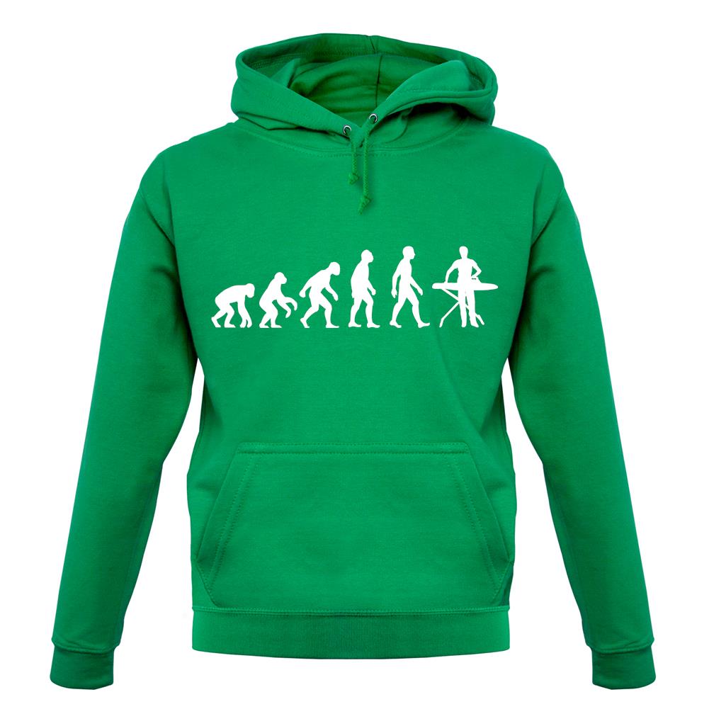 Evolution Of Man Ironing unisex hoodie Evolution Of Man Ironing unisex hoodie