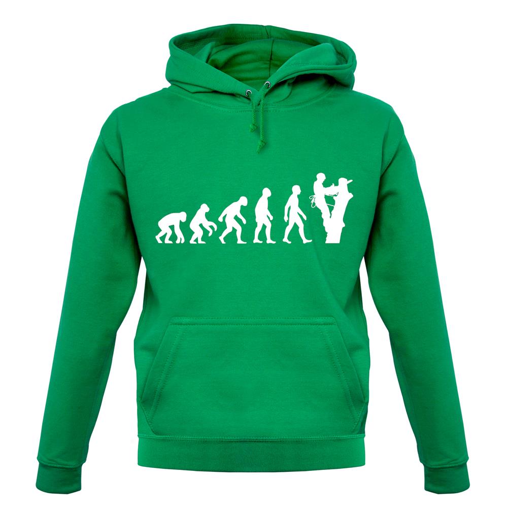 Evolution Of Man Tree Surgeon unisex hoodie Evolution Of Man Tree Surgeon unisex hoodie