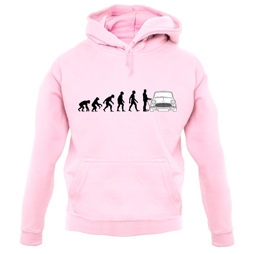 Evolution Of Man Austin Cooper Driver unisex hoodie Evolution Of Man Austin Cooper Driver unisex hoodie