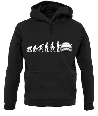 Evolution Of Man Corsa Driver unisex hoodie