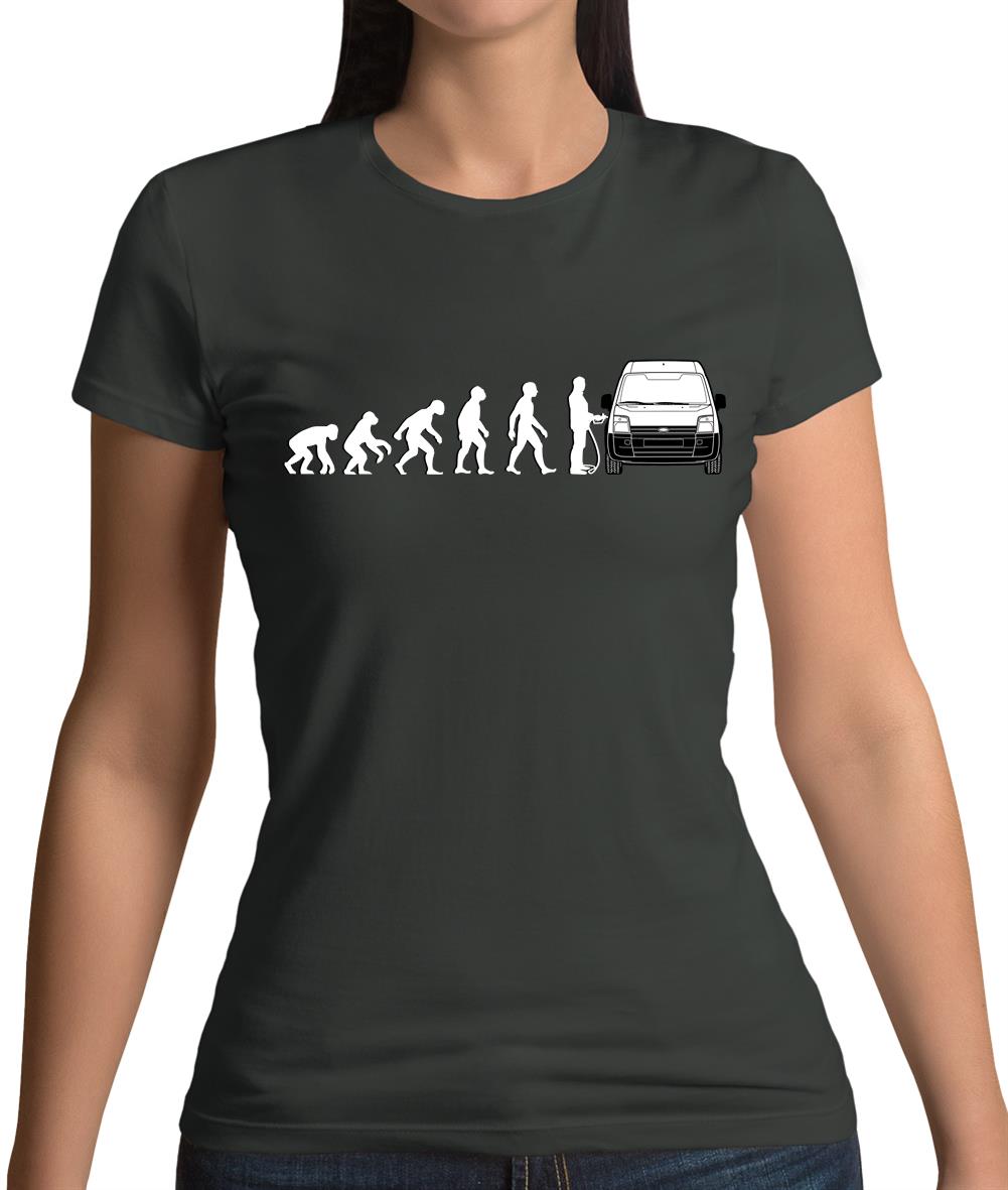 Evolution Of Man Transit Driver Womens T-Shirt Evolution Of Man Transit Driver Womens T-Shirt