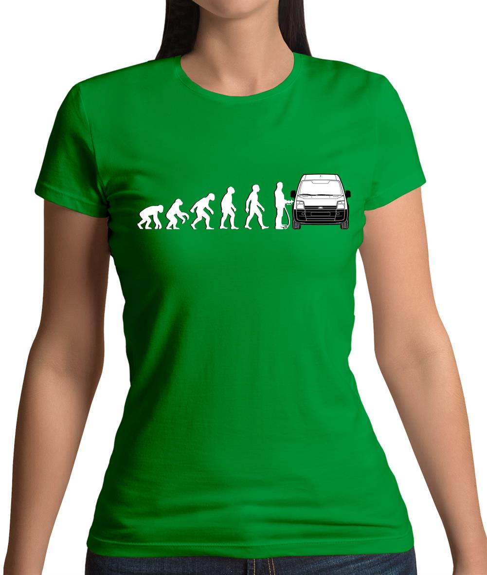 Evolution Of Man Transit Driver Womens T-Shirt Evolution Of Man Transit Driver Womens T-Shirt
