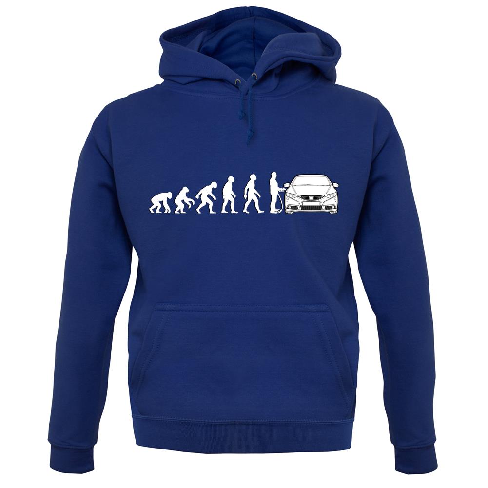 Evolution Of Man Civic Driver unisex hoodie Evolution Of Man Civic Driver unisex hoodie