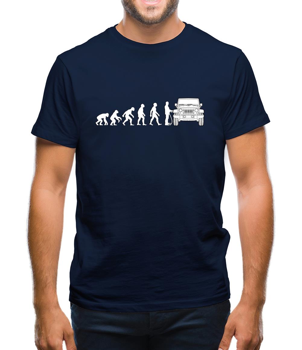 Evolution Of Man Jk Driver Mens T-Shirt Evolution Of Man Jk Driver Mens T-Shirt
