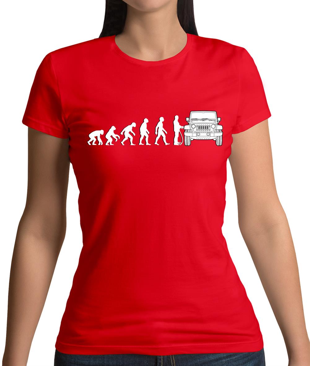 Evolution Of Man Jk Driver Womens T-Shirt Evolution Of Man Jk Driver Womens T-Shirt
