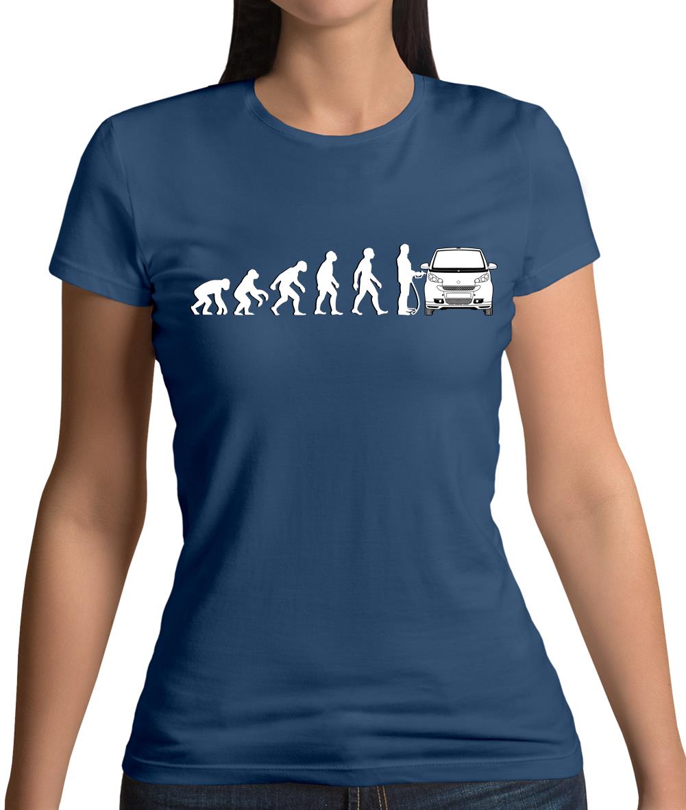 Evolution Of Man Smart Driver Womens T-Shirt Evolution Of Man Smart Driver Womens T-Shirt