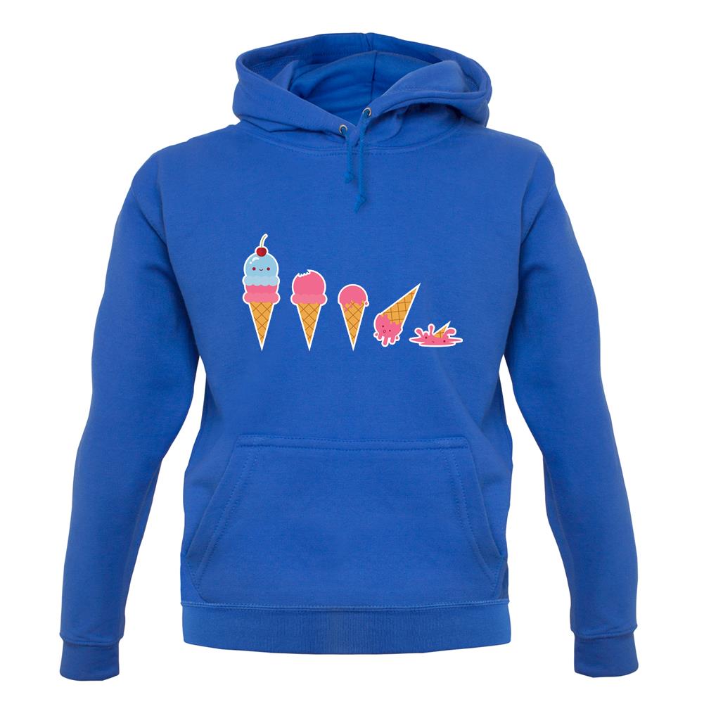 Evolution Of Ice Cream unisex hoodie Evolution Of Ice Cream unisex hoodie