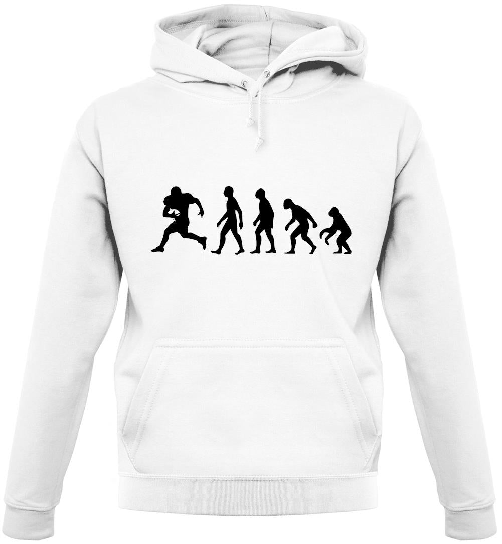 Evolution American Football Unisex Hoodie Evolution American Football Unisex Hoodie