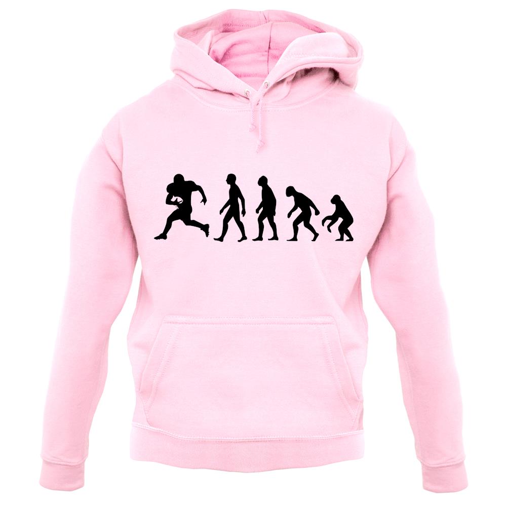 Evolution American Football Unisex Hoodie Evolution American Football Unisex Hoodie