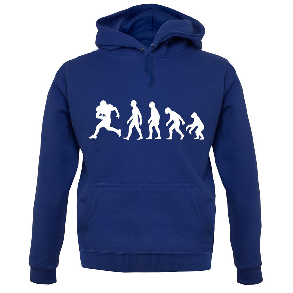 Evolution American Football Unisex Hoodie Evolution American Football Unisex Hoodie