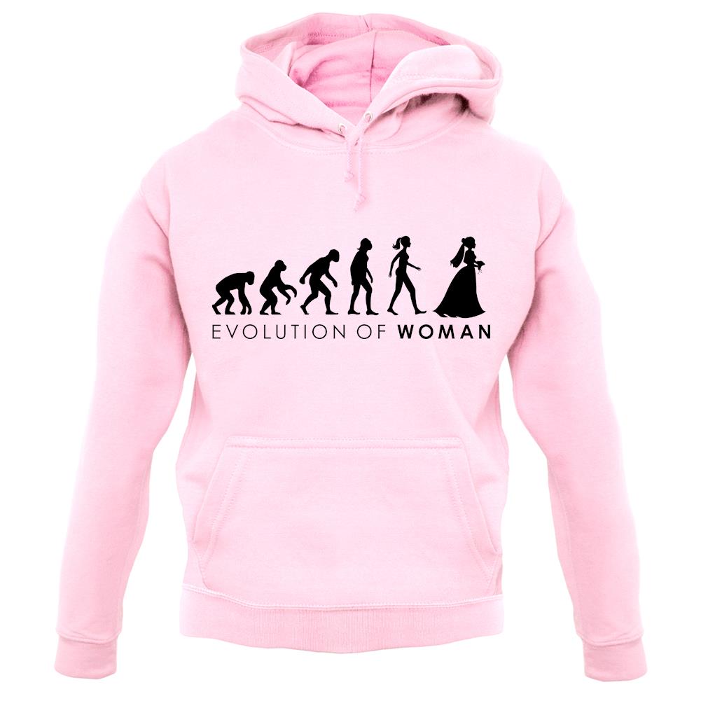 Evolution of Woman - Bride unisex hoodie Evolution of Woman - Bride unisex hoodie