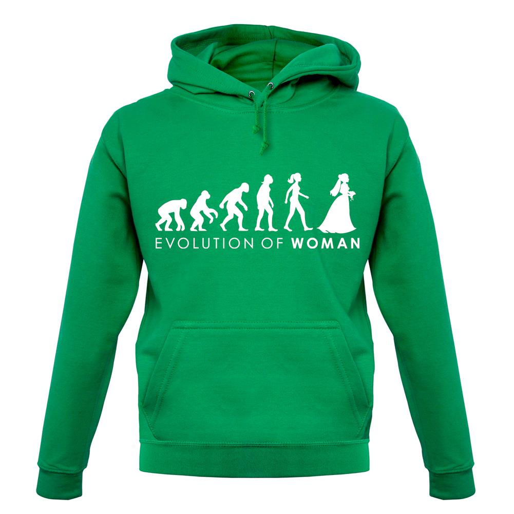 Evolution of Woman - Bride unisex hoodie Evolution of Woman - Bride unisex hoodie