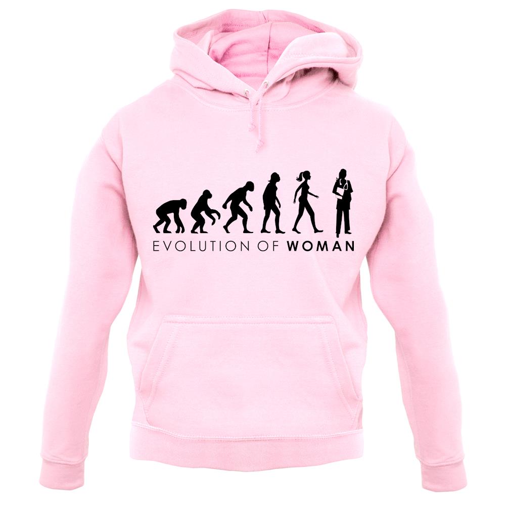 Evolution of Woman - Nurse unisex hoodie Evolution of Woman - Nurse unisex hoodie