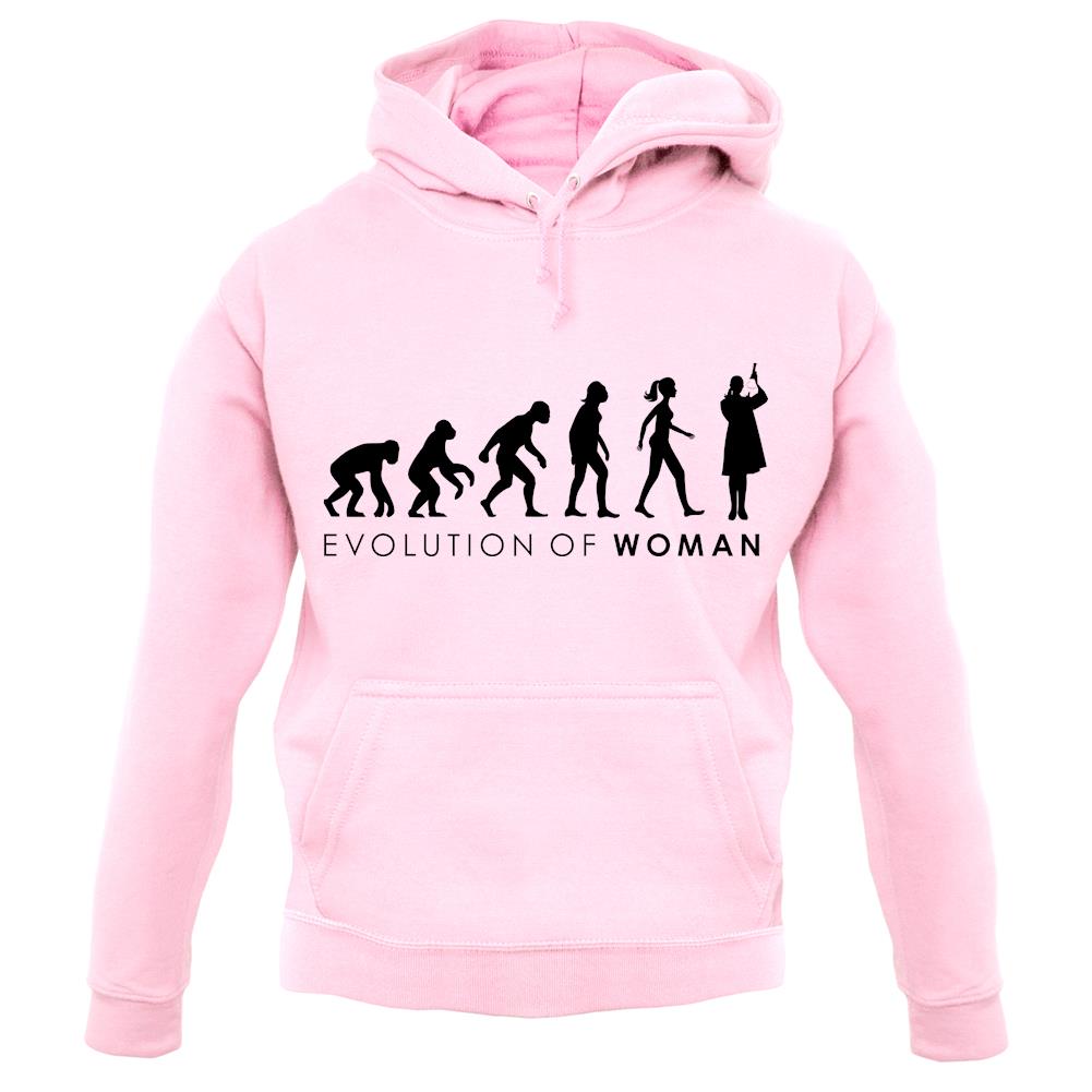 Evolution of Woman - Scientist unisex hoodie Evolution of Woman - Scientist unisex hoodie