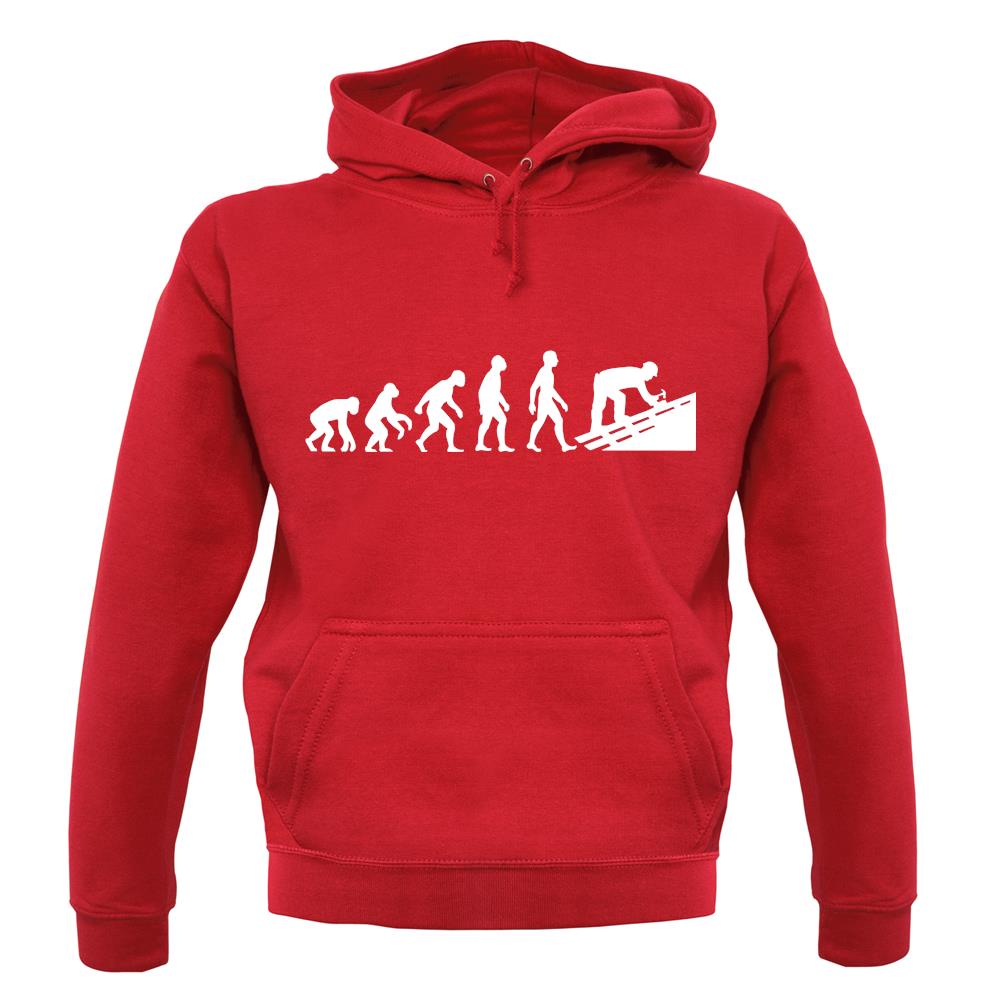 Evolution Of Man Roofer unisex hoodie Evolution Of Man Roofer unisex hoodie