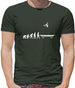 Evolution Of Man Trampolining Mens T-Shirt Evolution Of Man Trampolining Mens T-Shirt