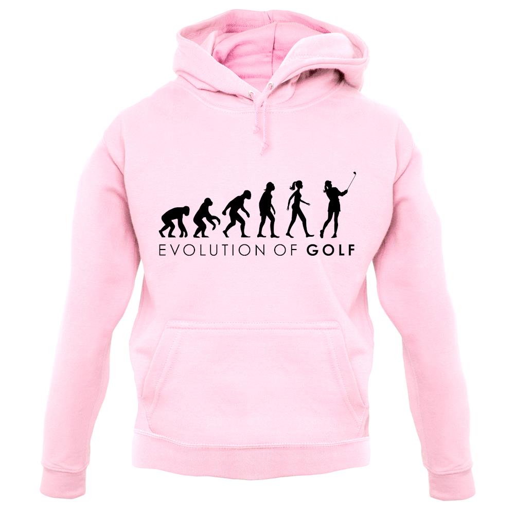 Evolution Of Woman Golf unisex hoodie Evolution Of Woman Golf unisex hoodie