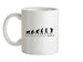 Evolution of Woman - Golf Ceramic Mug Evolution of Woman - Golf Ceramic Mug