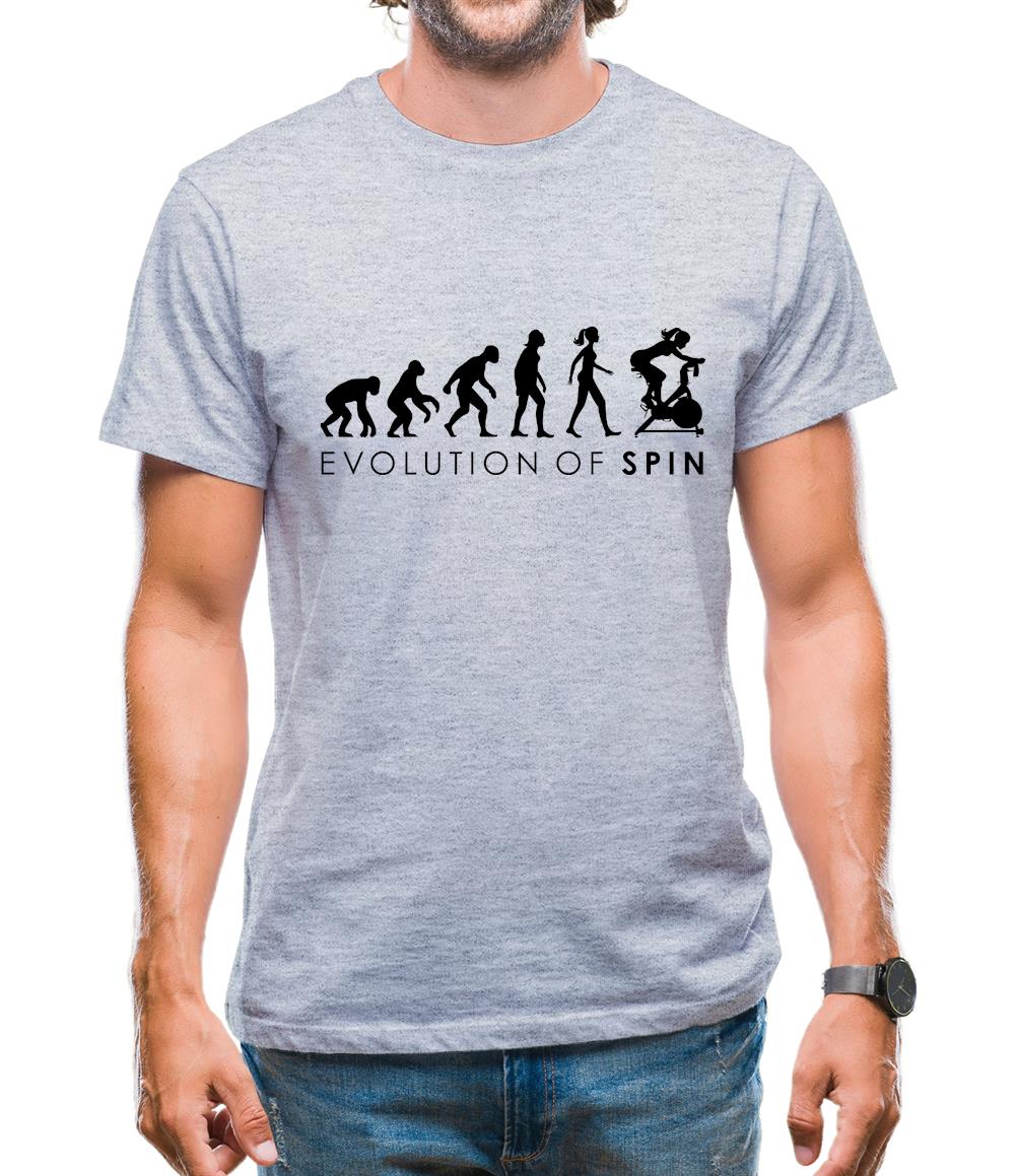 Evolution Of Woman Spinning Mens T-Shirt Evolution Of Woman Spinning Mens T-Shirt