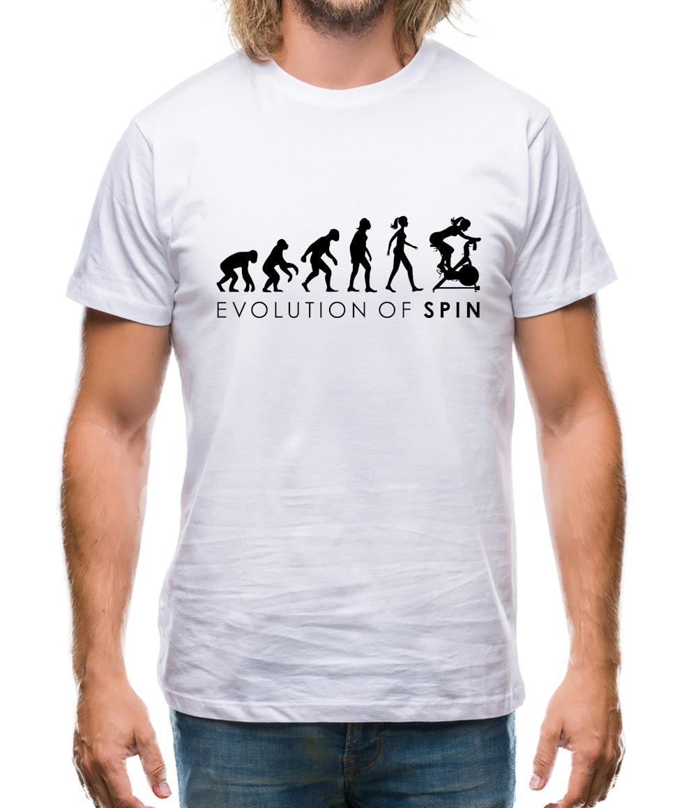 Evolution Of Woman Spinning Mens T-Shirt Evolution Of Woman Spinning Mens T-Shirt