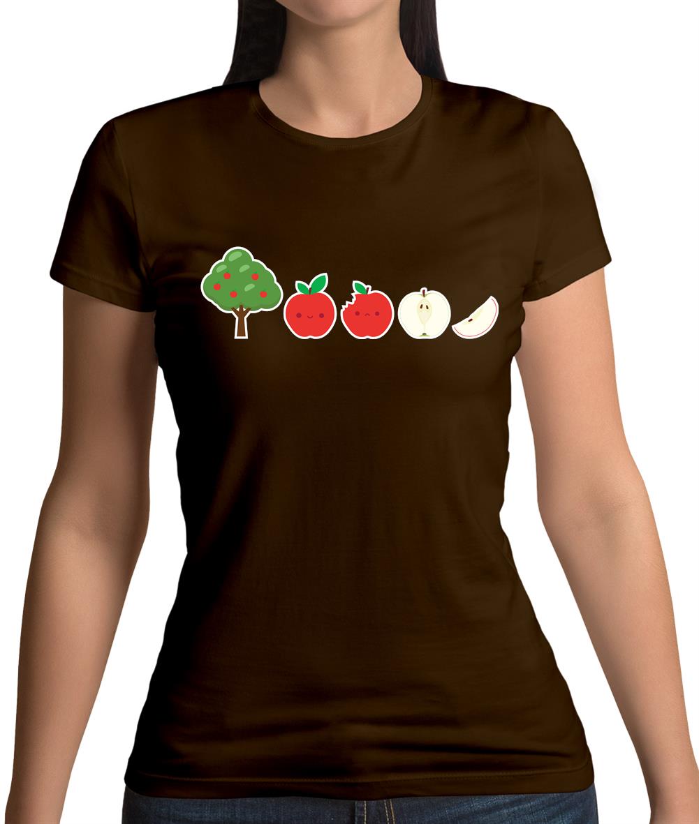 Evolution Of Apple Womens T-Shirt Evolution Of Apple Womens T-Shirt