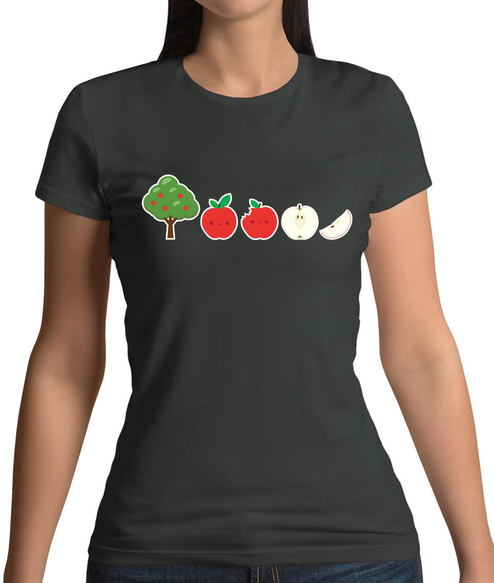 Evolution Of Apple Womens T-Shirt Evolution Of Apple Womens T-Shirt