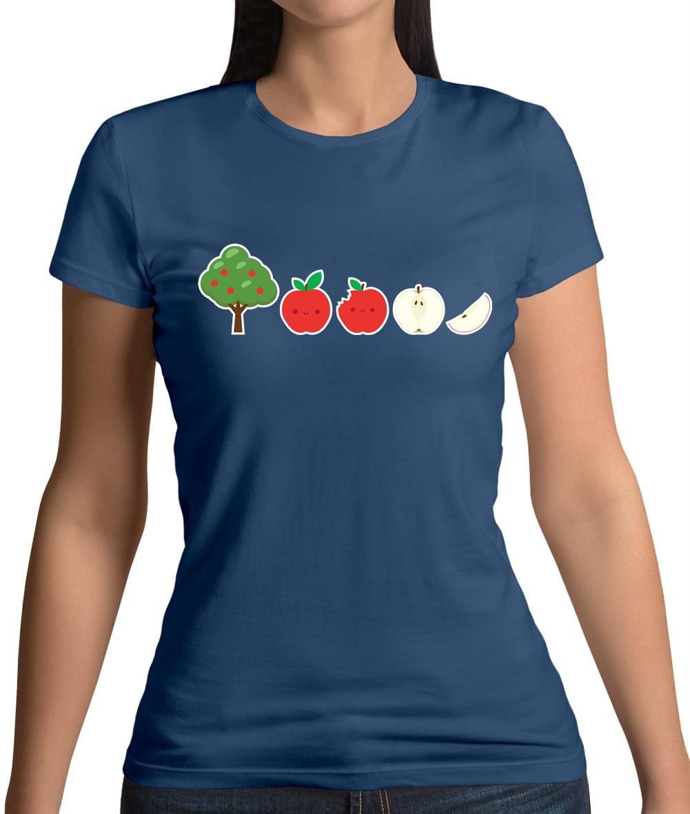 Evolution Of Apple Womens T-Shirt Evolution Of Apple Womens T-Shirt
