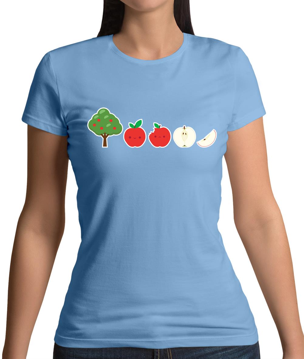 Evolution Of Apple Womens T-Shirt Evolution Of Apple Womens T-Shirt