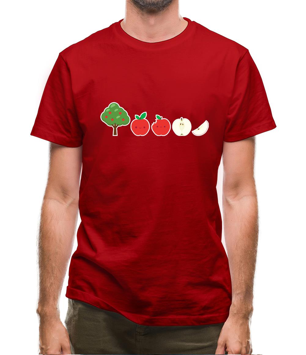 Evolution Of Apple Mens T-Shirt Evolution Of Apple Mens T-Shirt