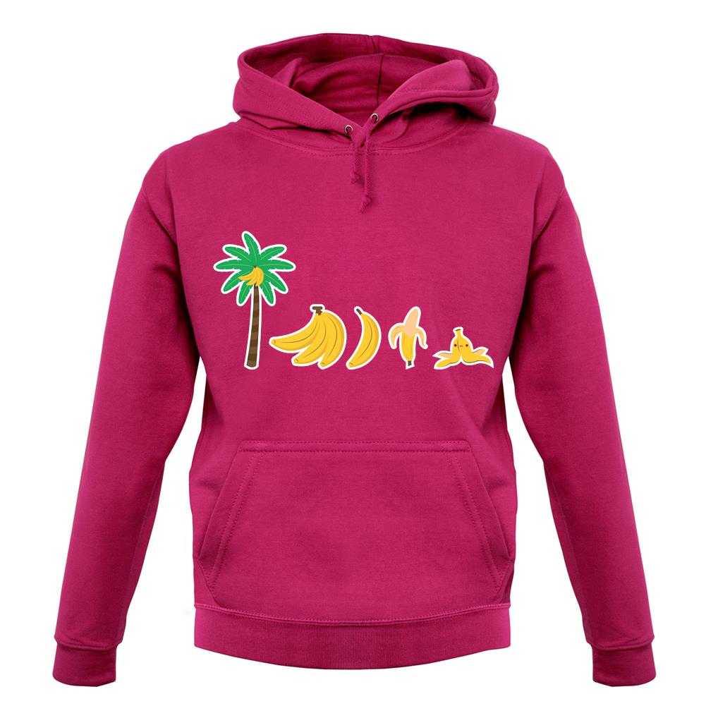 Evolution Of Banana unisex hoodie Evolution Of Banana unisex hoodie