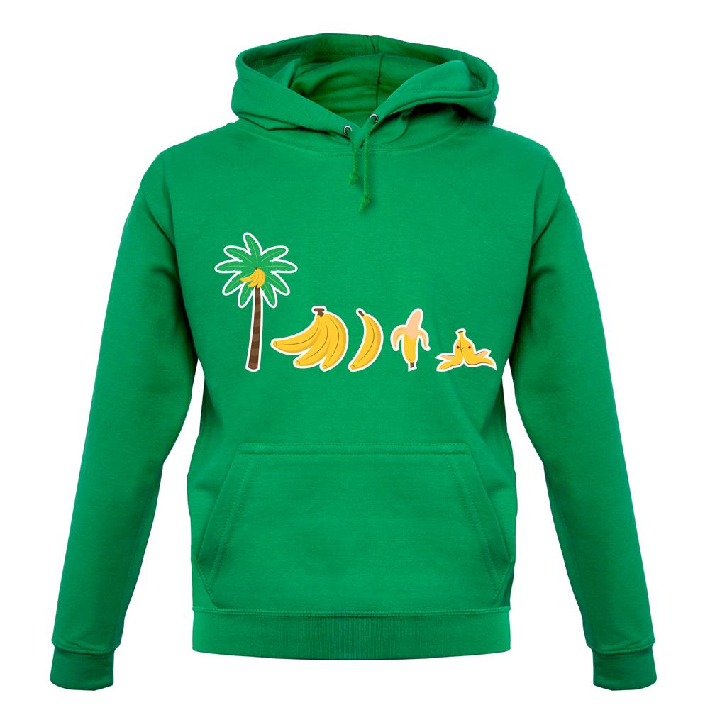 Evolution Of Banana unisex hoodie Evolution Of Banana unisex hoodie