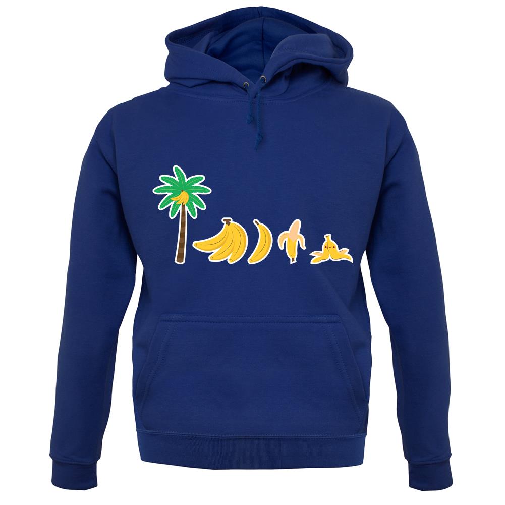 Evolution Of Banana unisex hoodie Evolution Of Banana unisex hoodie