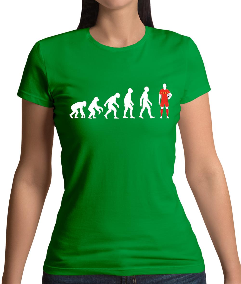 Evolution Of Man Belgium Womens T-Shirt Evolution Of Man Belgium Womens T-Shirt