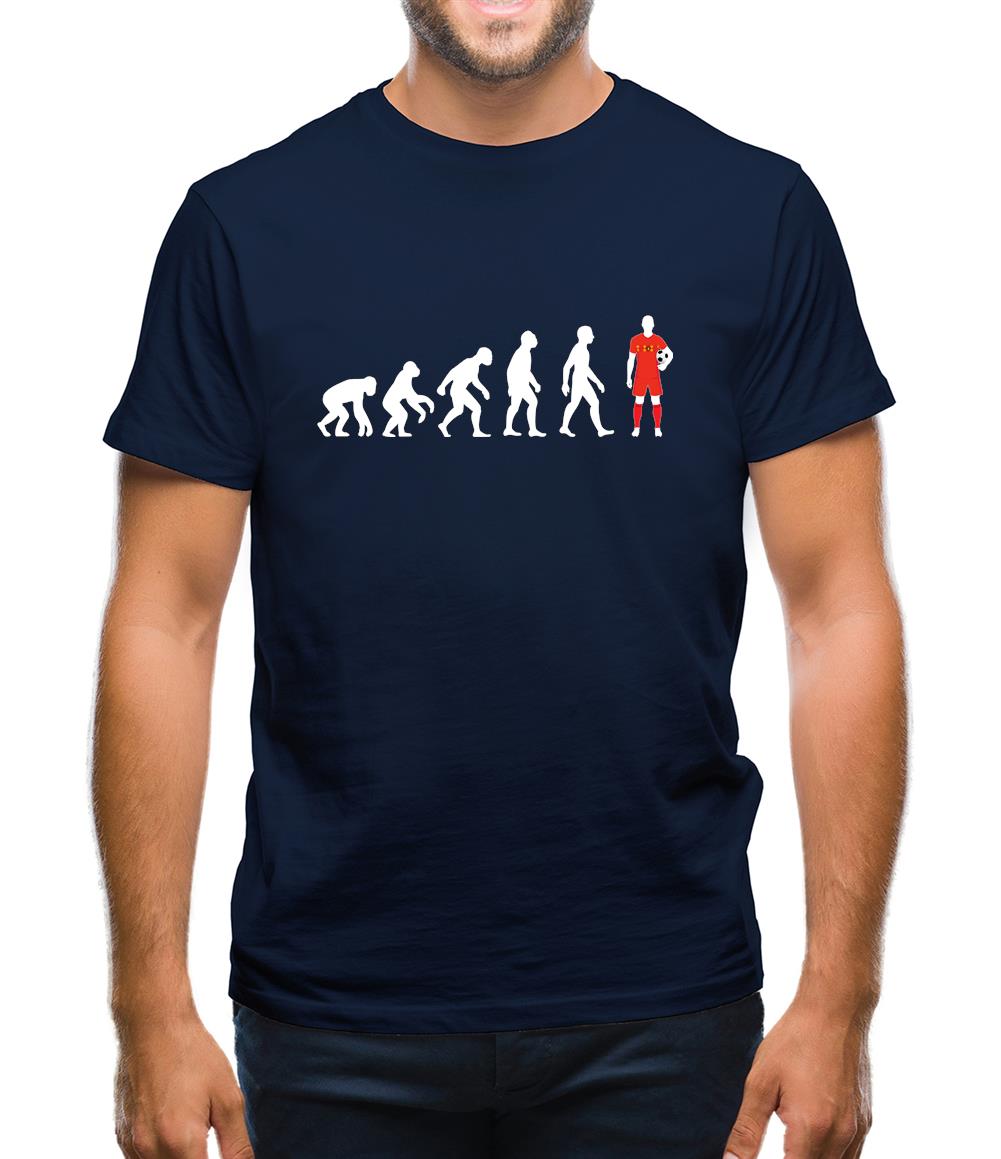 Evolution Of Man Belgium Mens T-Shirt Evolution Of Man Belgium Mens T-Shirt