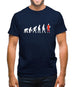 Evolution Of Man Belgium Mens T-Shirt Evolution Of Man Belgium Mens T-Shirt