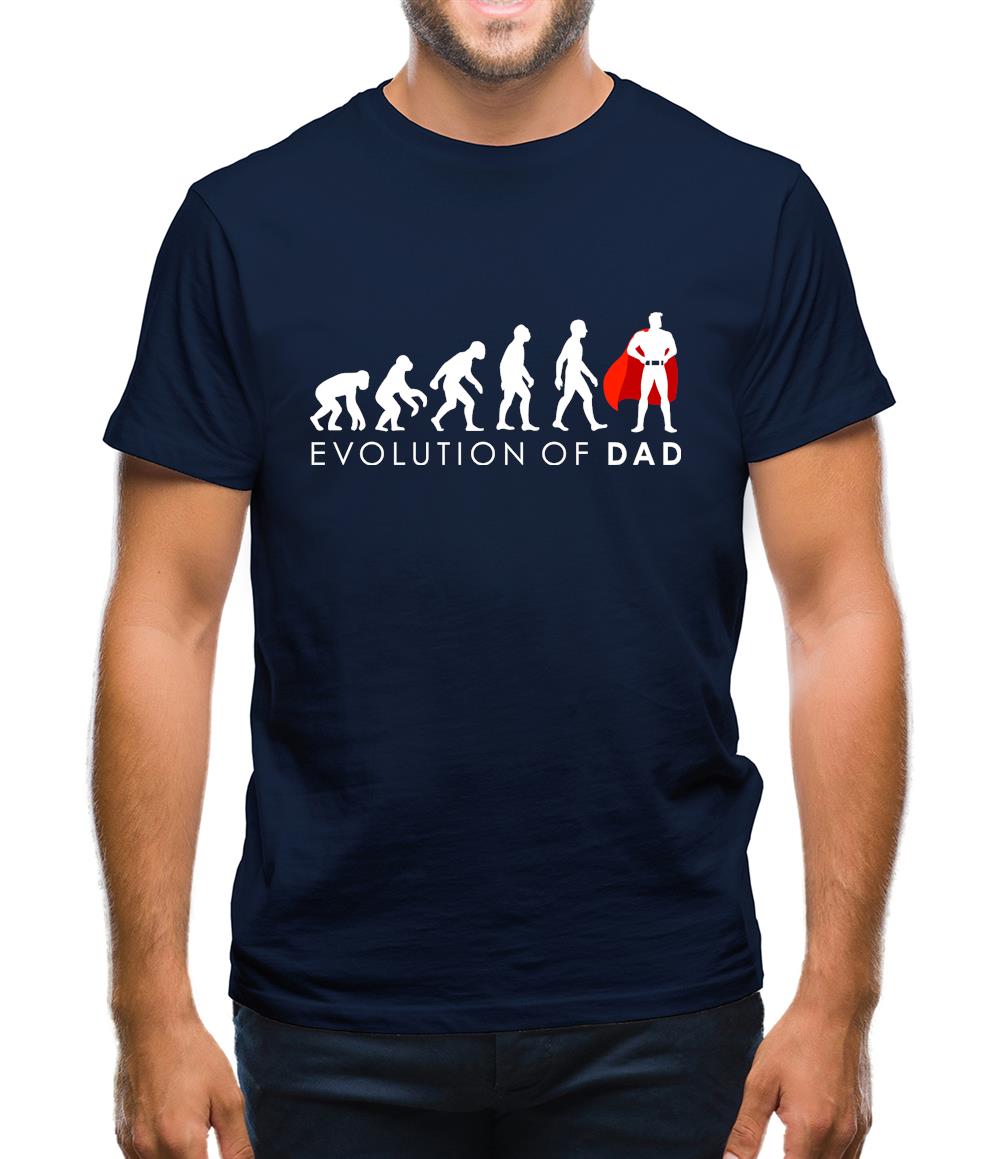 Evolution of Man Dad Mens T-Shirt Evolution of Man Dad Mens T-Shirt