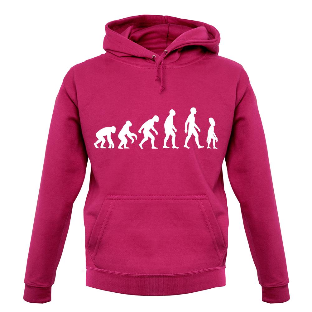 Evolution Of Man Alien unisex hoodie Evolution Of Man Alien unisex hoodie