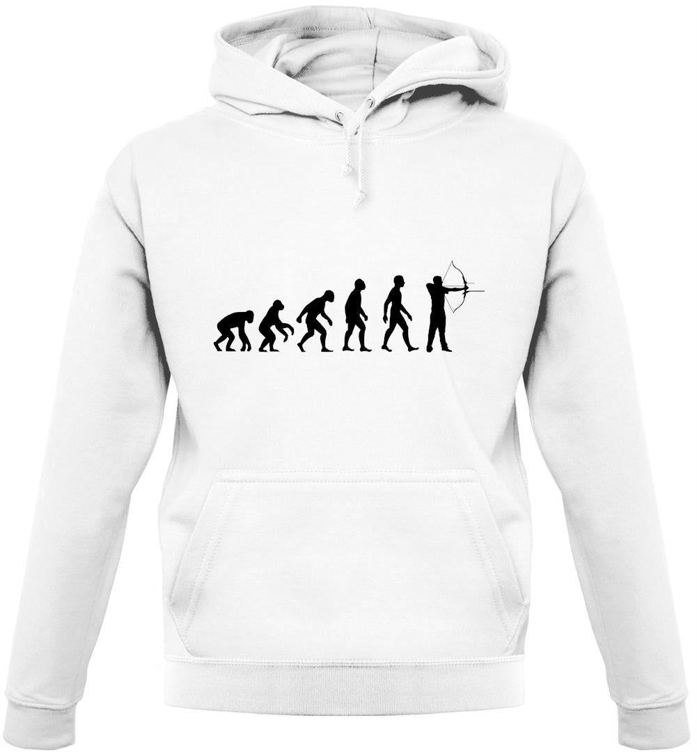 Dressdown Evolution of Man Archery Unisex Hoodie Dressdown Evolution of Man Archery Unisex Hoodie
